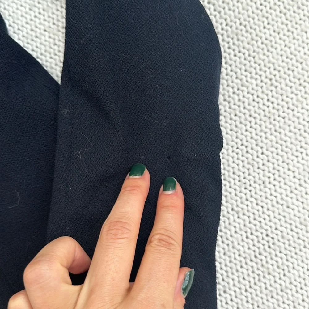 J Crew 100% Wool Black Blazer Size 10